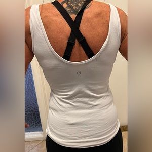 Lululemon white tank